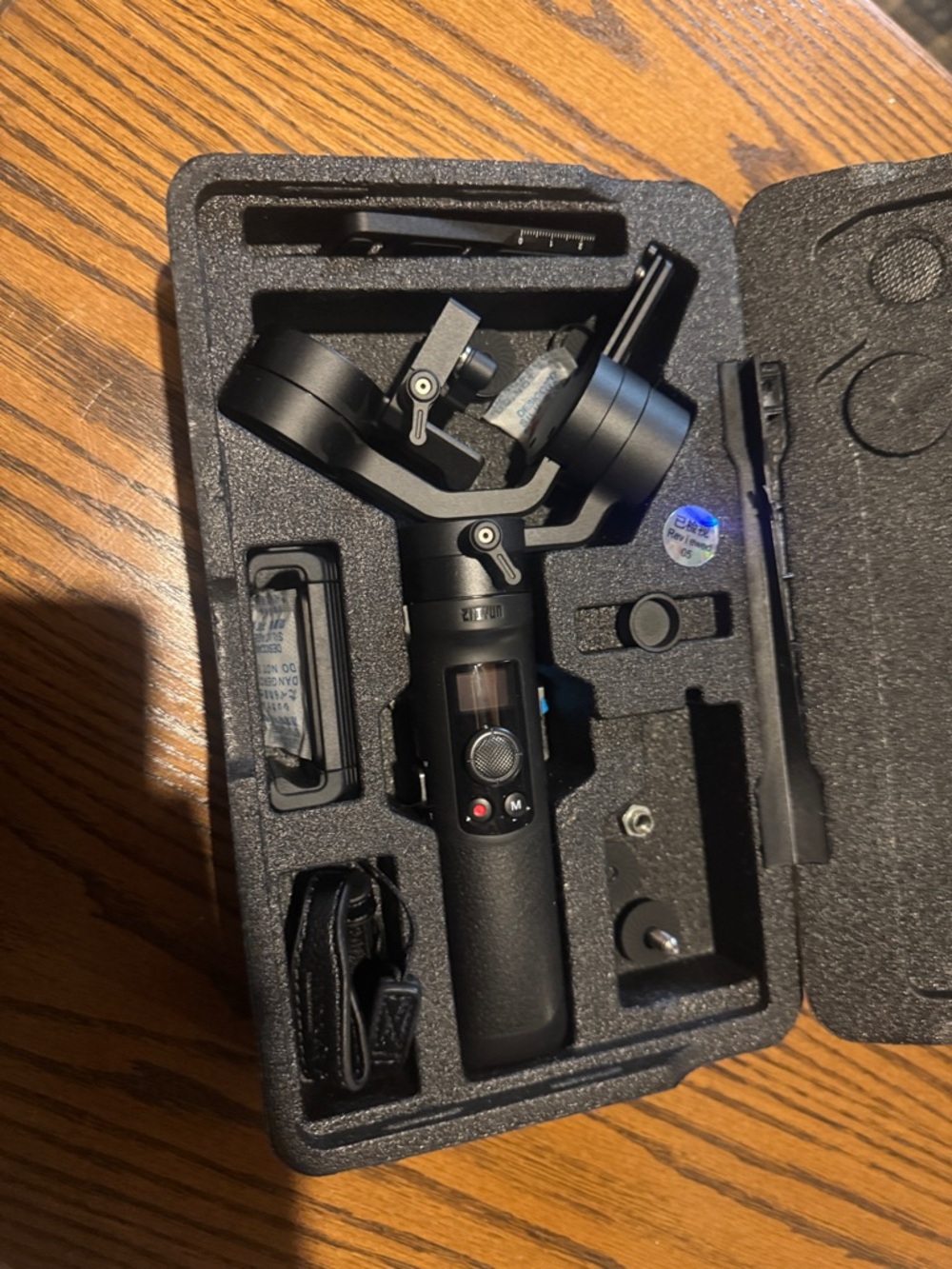 Handheld 3-Axis Gimbal Stabilizer - Black